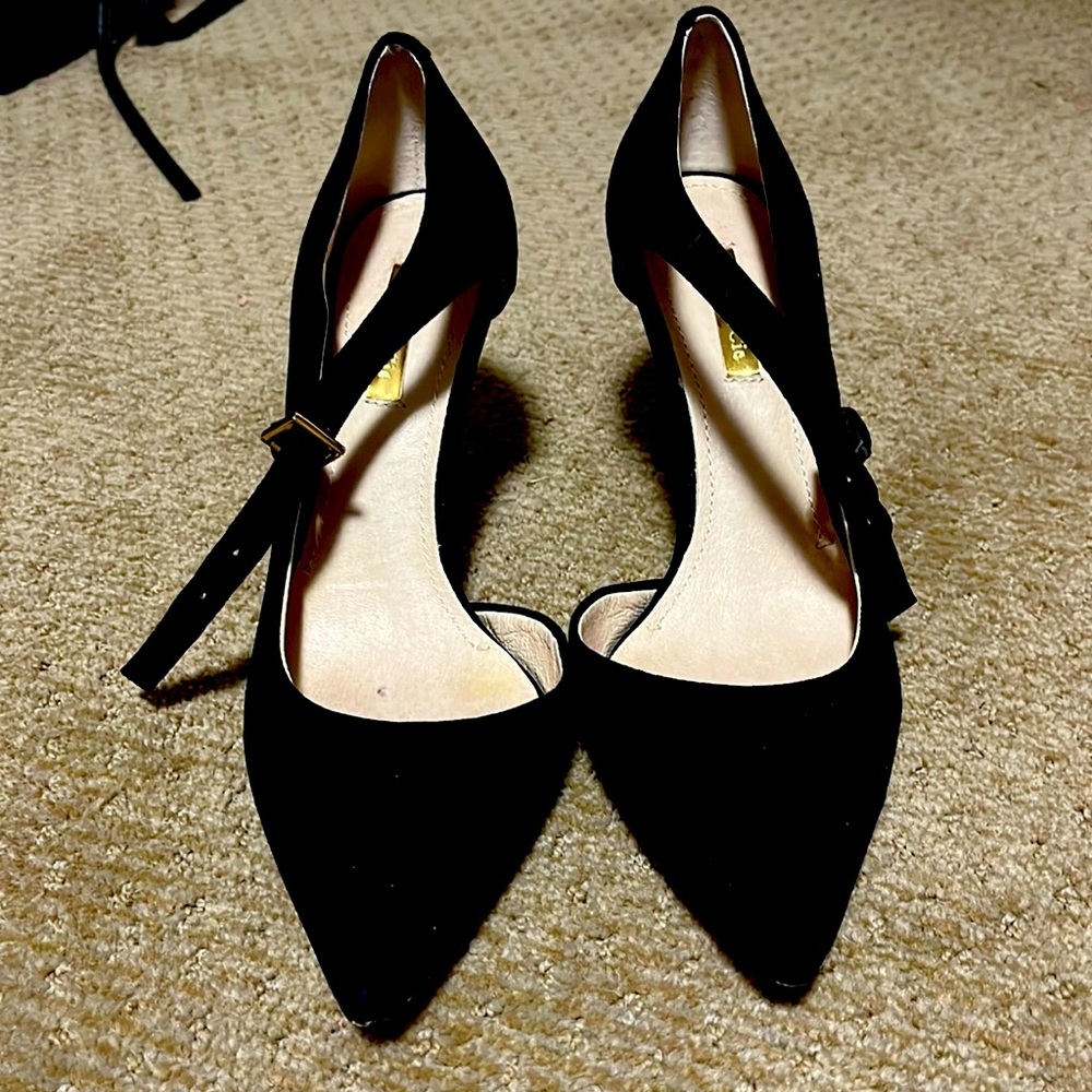 Louise et Cio black suede pumps